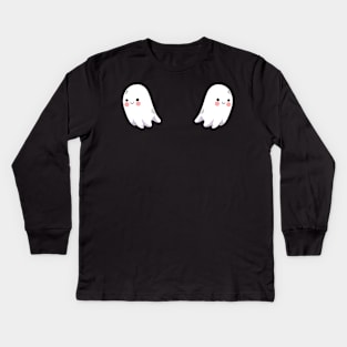 Cute Halloween Shirts for Women, Ghost T-Shirt, Funny Halloween Shirt, Halloween Party Shirt, Halloween Costume, Women's Halloween Shirt Kids Long Sleeve T-Shirt